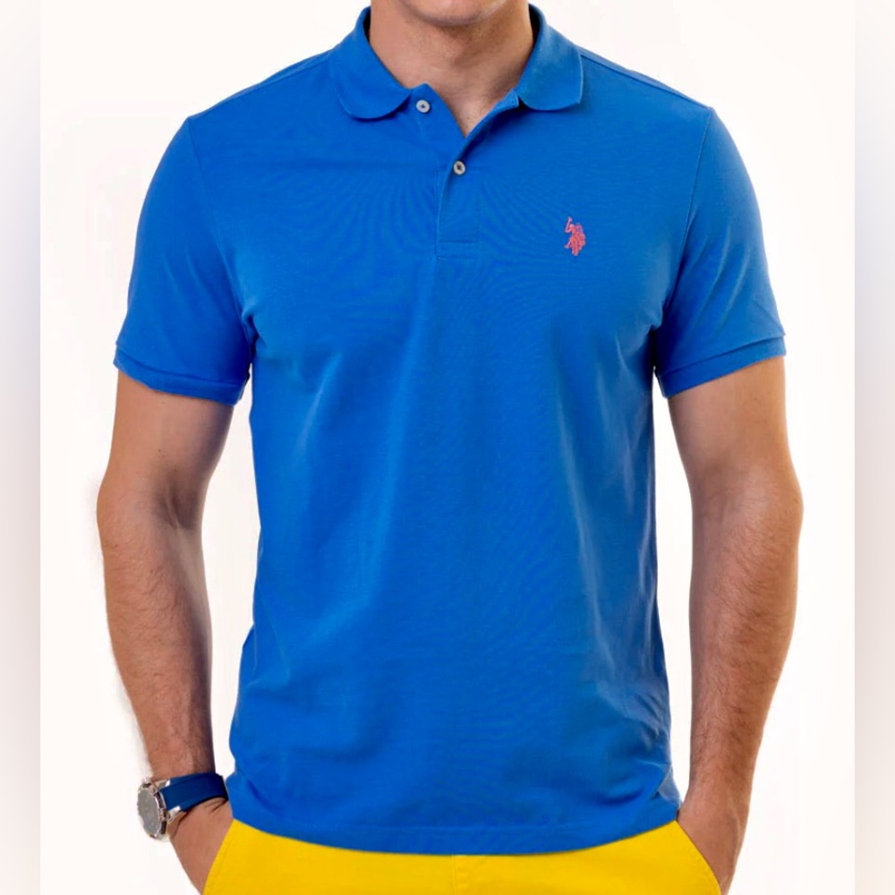 US Polo Assn Blue Polo Shirt
